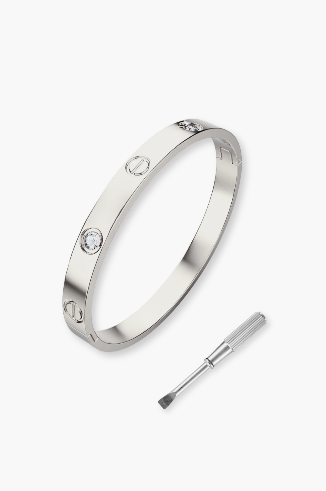 Elegant Silver Bangle 2.0