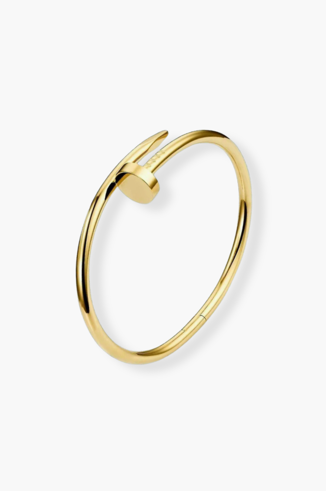 Contemporary Nail Bangle 2.0 in Gold