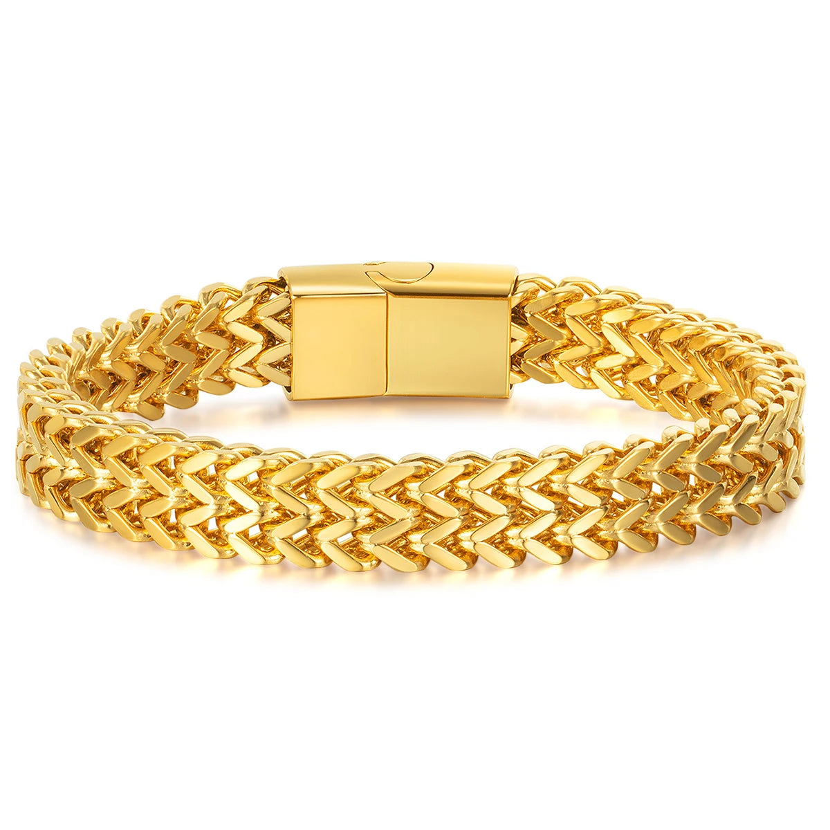 Unisex Gold Cuban Bracelet