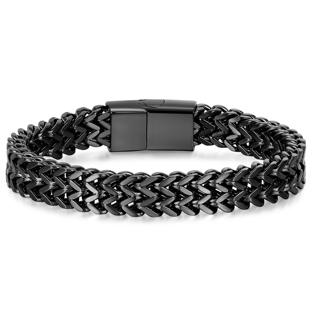 Unisex Black Cuban Bracelet