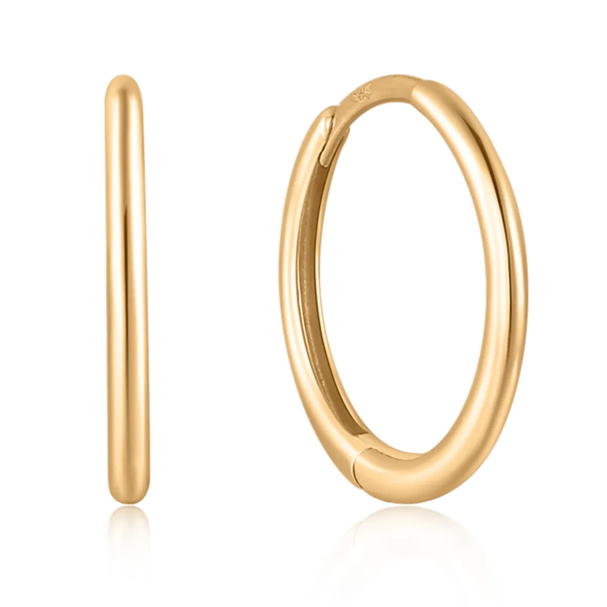 Huggie Hoop|14k Solid Gold Earrings