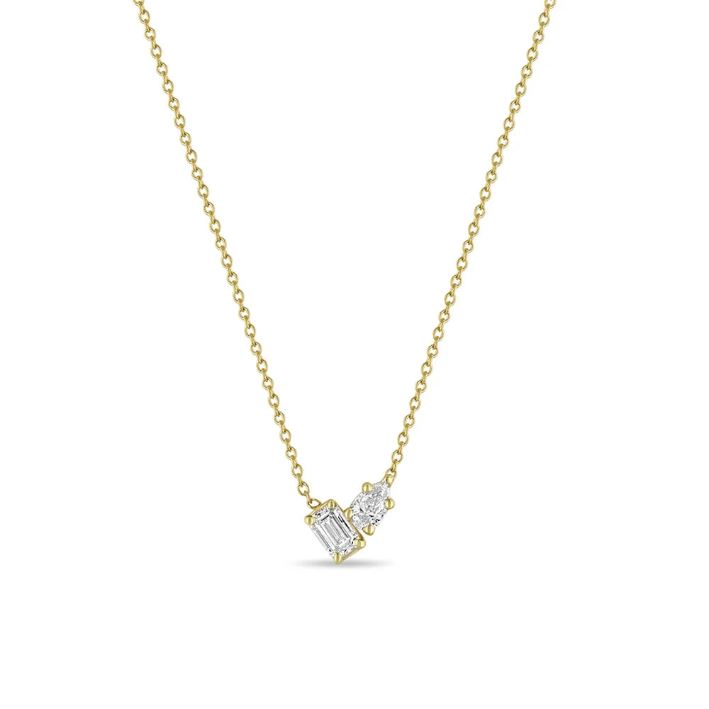 Ava Crystal | 18k Gold Plated Necklace