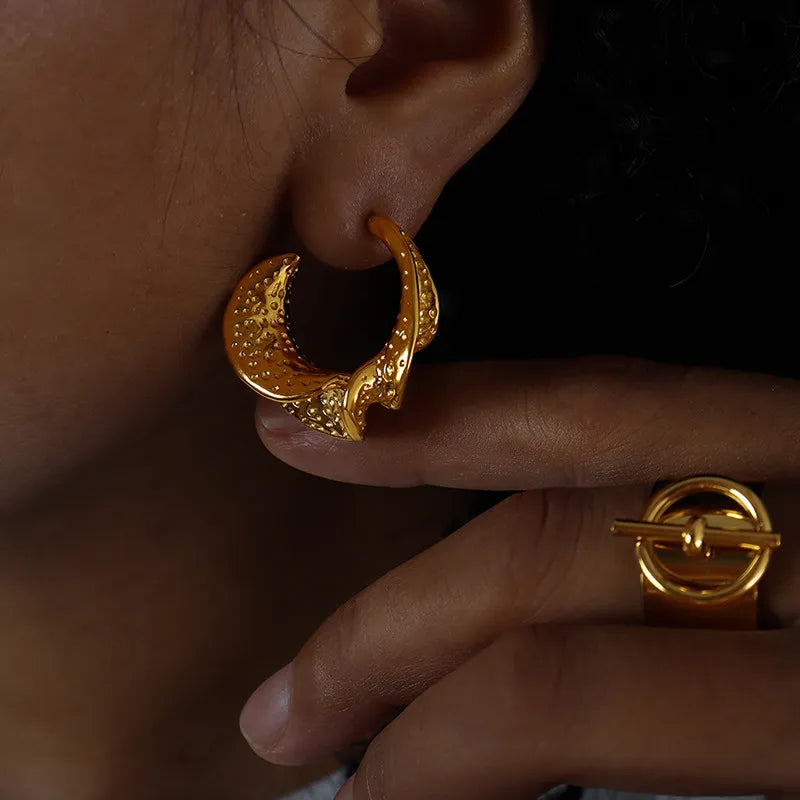 Filigree Earrings  | 18kt Gold Plated